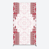 Lofaris Simple Slovakia Pattern Happy Birthday Rectangle Backdrop